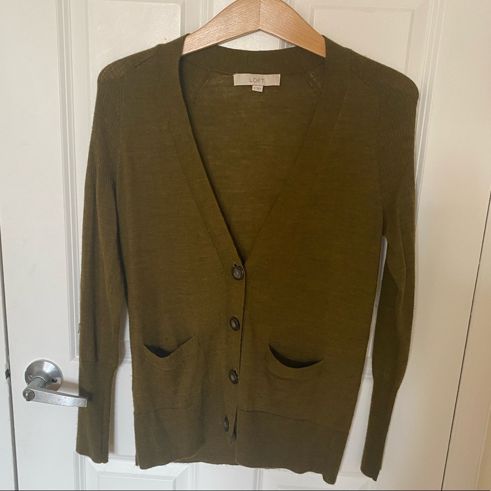 Loft V-Neck Cardigan